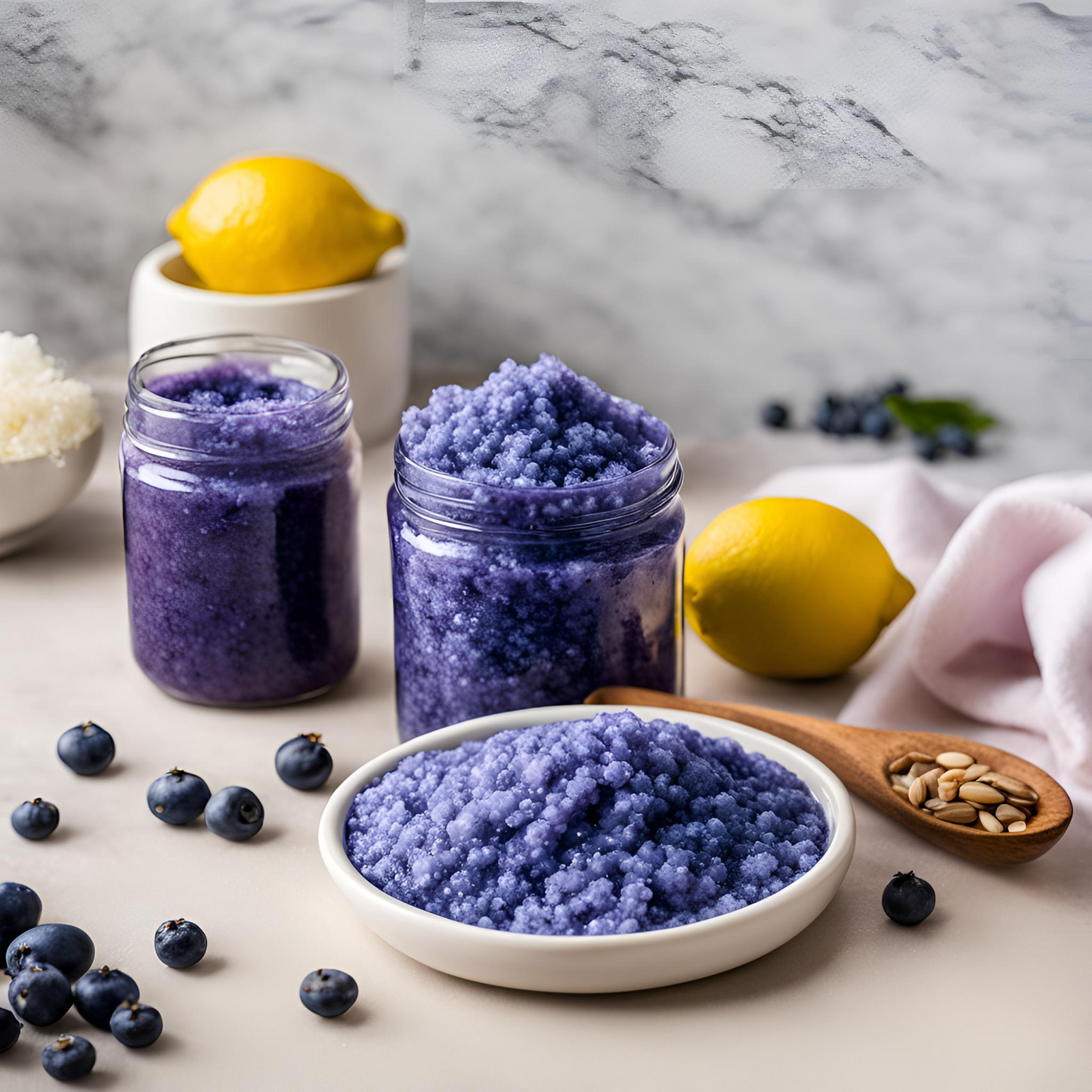 Blueberry Bliss DIY Sugar Scrub Recipe