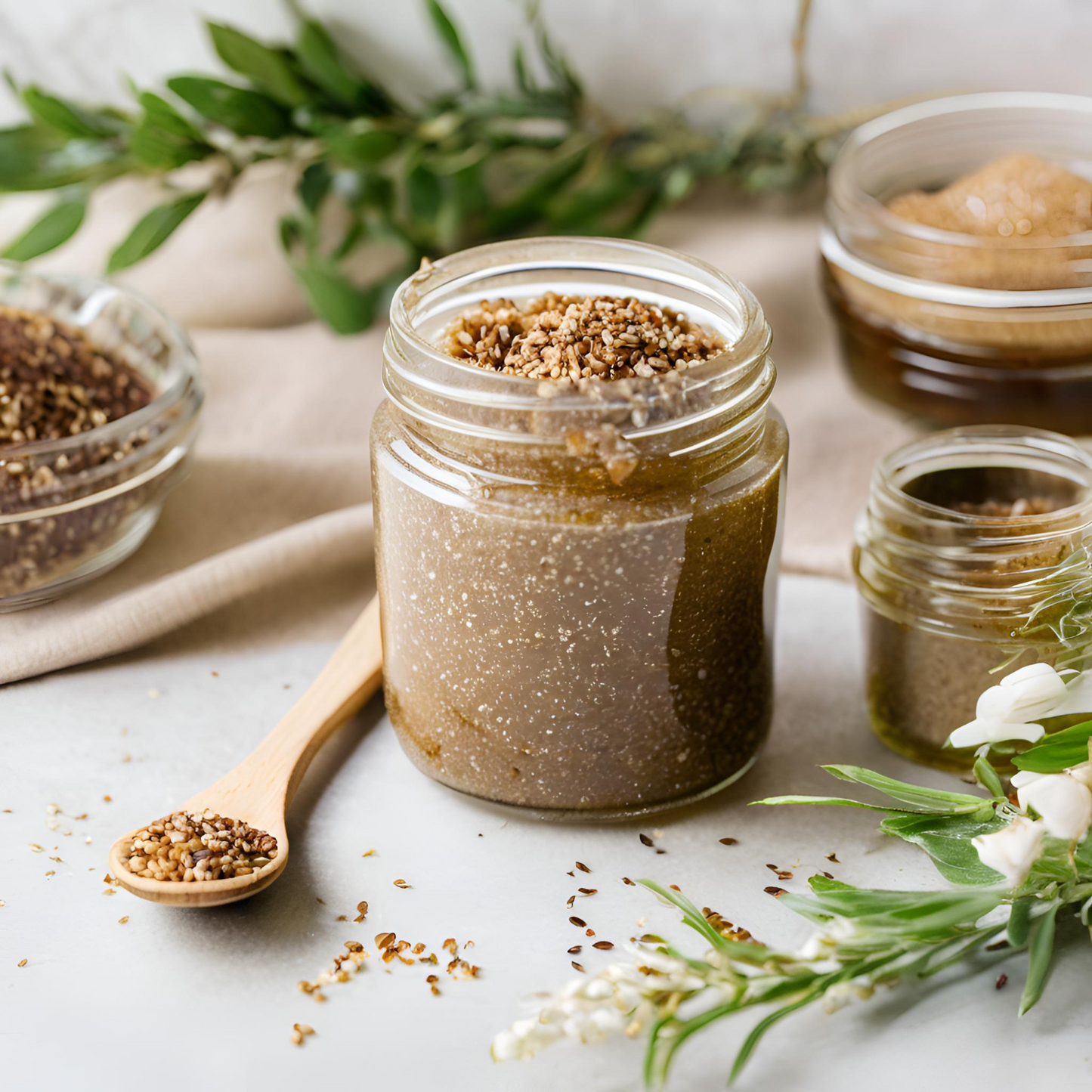 Flaxseed Fusion DIY Sugar Scrub Recipe