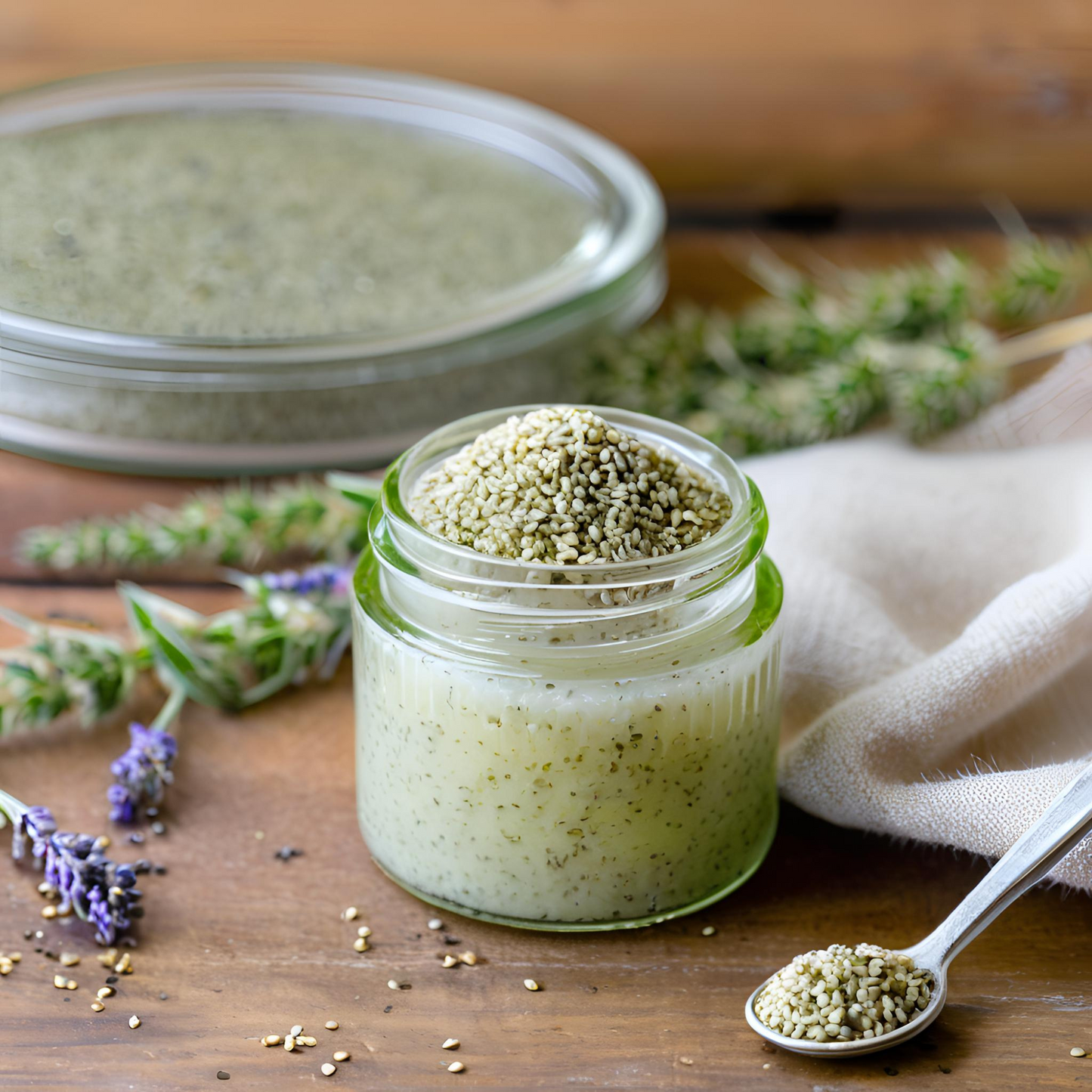 Hemp Heart Harmony DIY Sugar Scrub Recipe