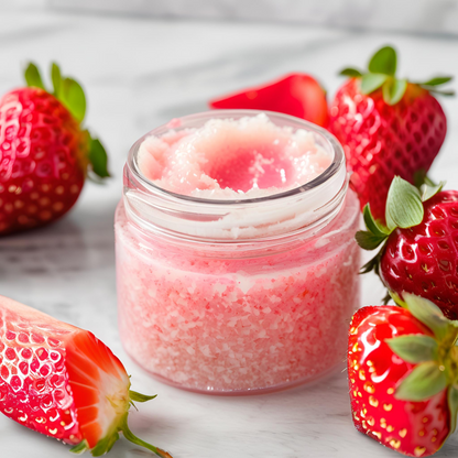 Strawberry Smoothie DIY Sugar Scrub Recipe