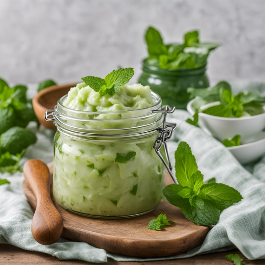 Cucumber Mint Revive DIY Sugar Scrub Recipe