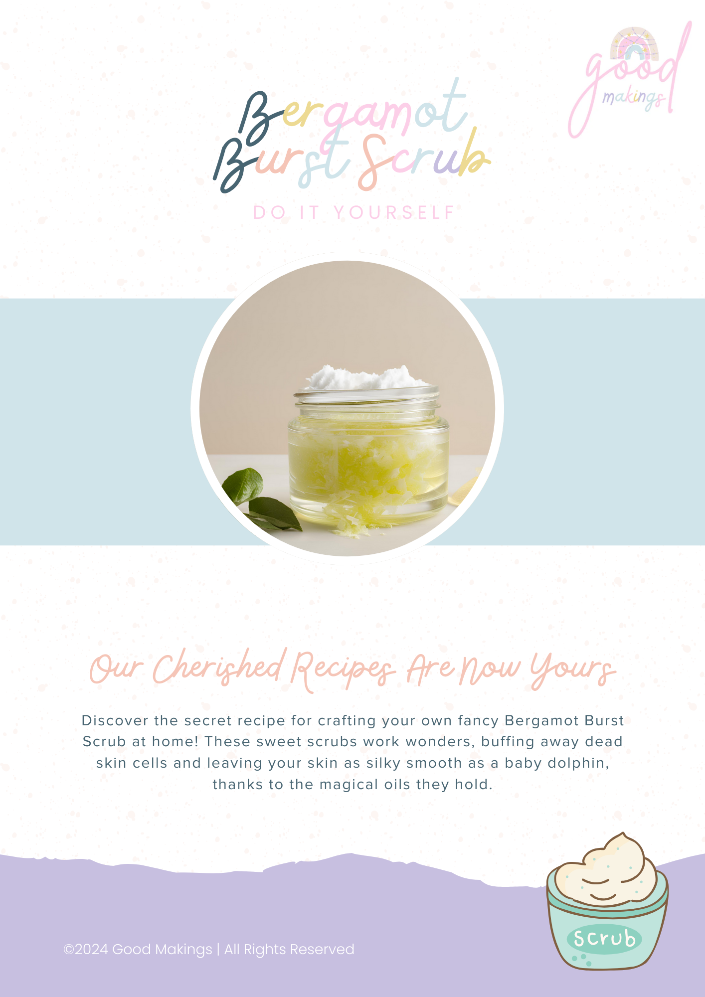 Bergamot Burst DIY Sugar Scrub Recipe