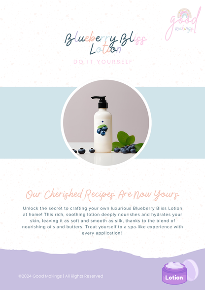 Blueberry Bliss Lotion - DIY Body Lotion Recipe