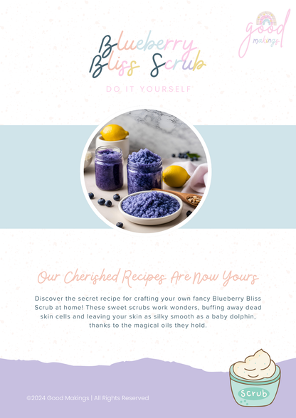 Blueberry Bliss DIY Sugar Scrub Recipe