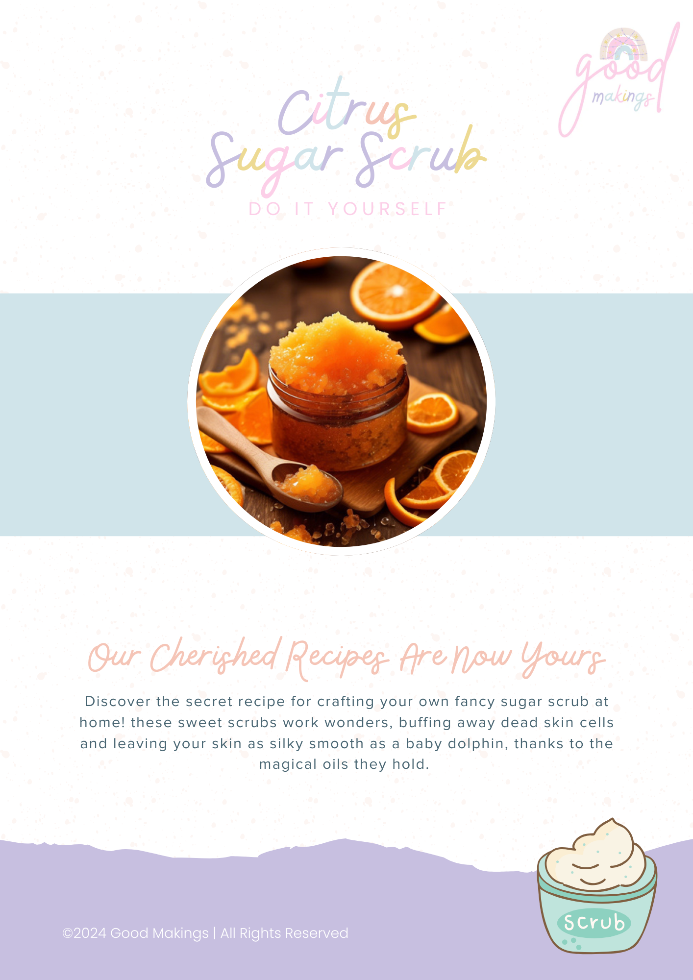 Citrus Sugar DIY Sugar Scrub Recipe