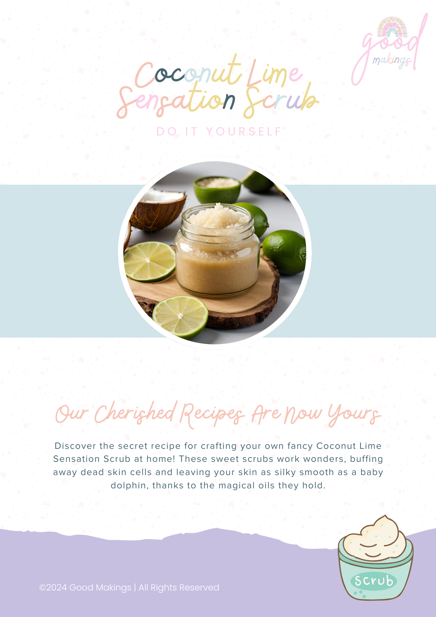 Coconut Lime Sensation DIY Sugar Scrub Recipe