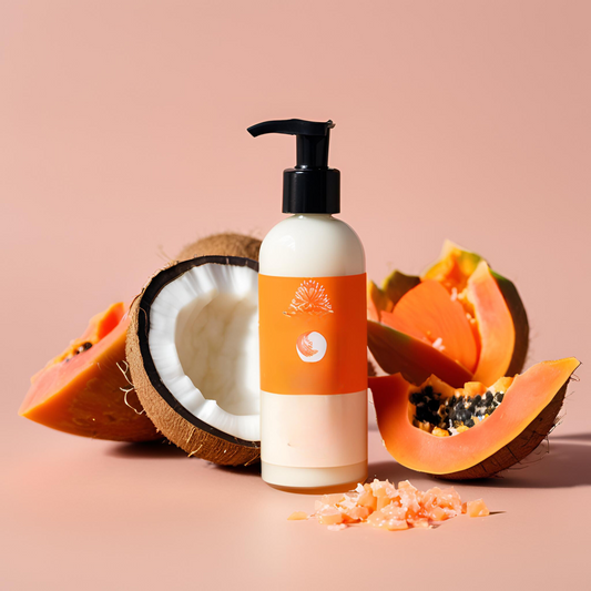 Coconut Papaya Passion Organic Cream - DIY Body Lotion Recipe