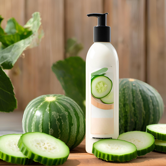 Cucumber Melon Refreshing Cream - DIY Body Lotion Recipe