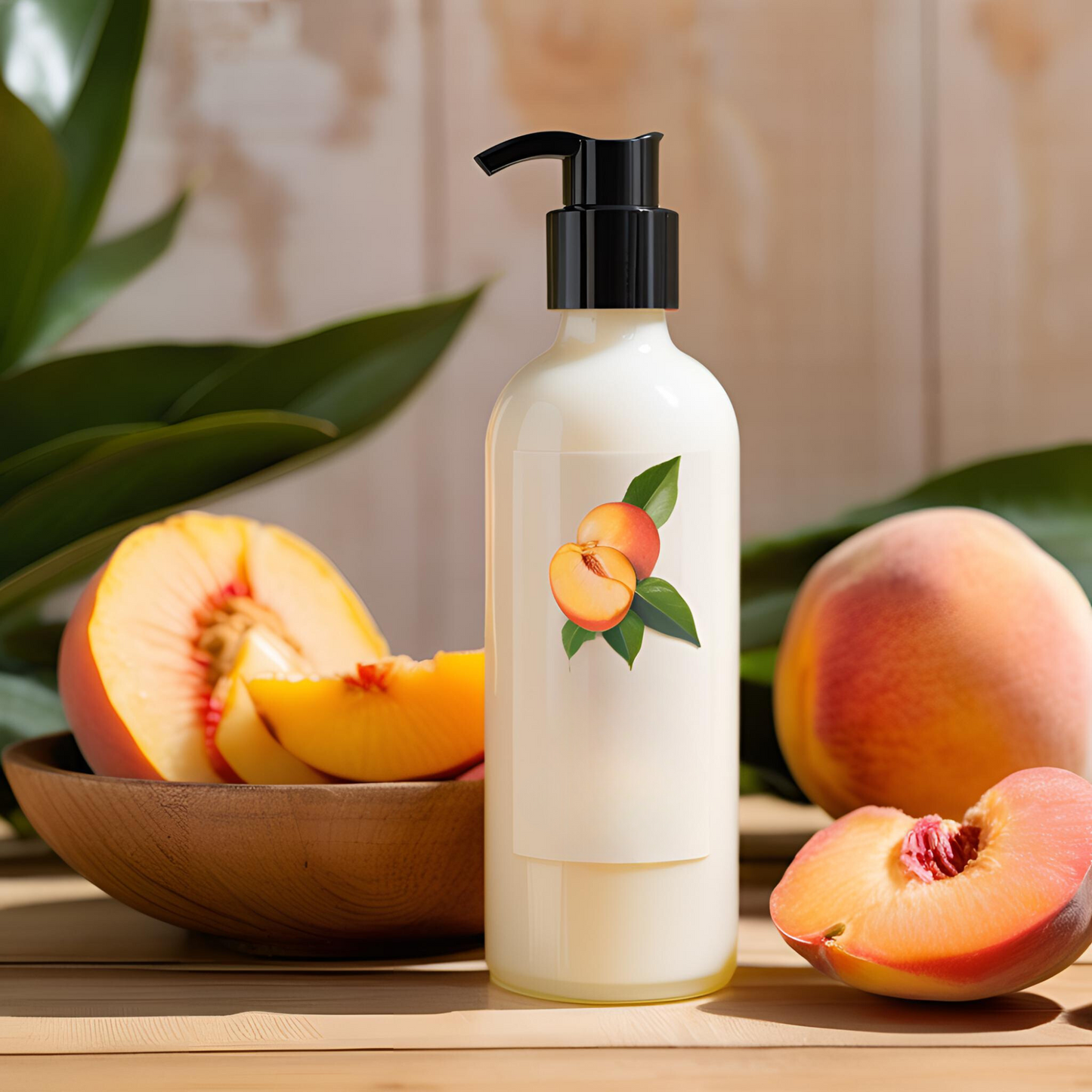 Ginger Peach Hydration Lotion - DIY Body Lotion Recipe