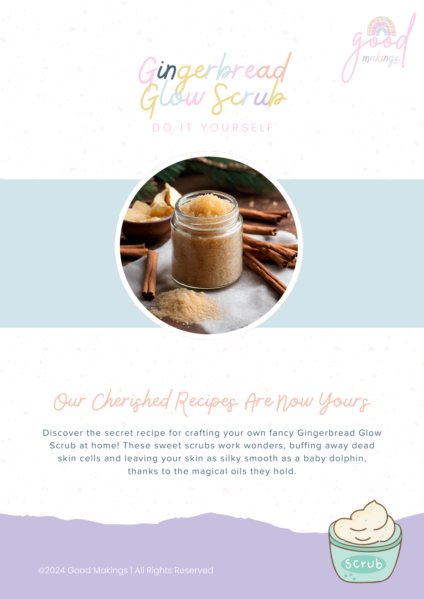 Gingerbread Glow DIY Sugar Scrub Recipe