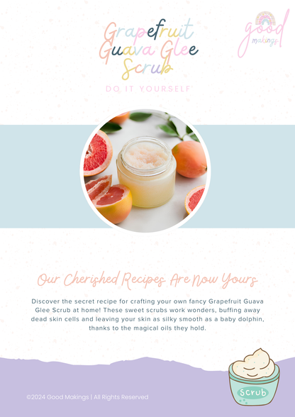 Grapefruit Guava Glee DIY Sugar Scrub Recipe