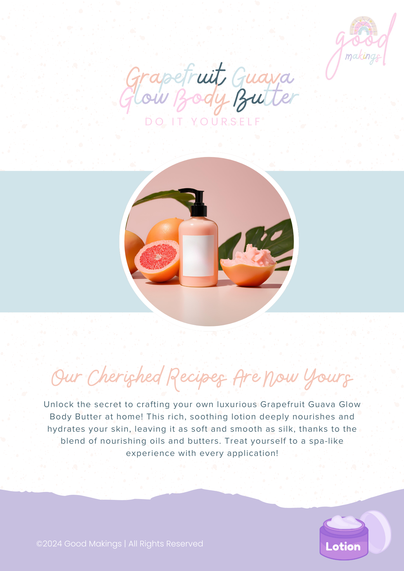 Grapefruit Guava Glow Body Butter - DIY Body Lotion Recipe