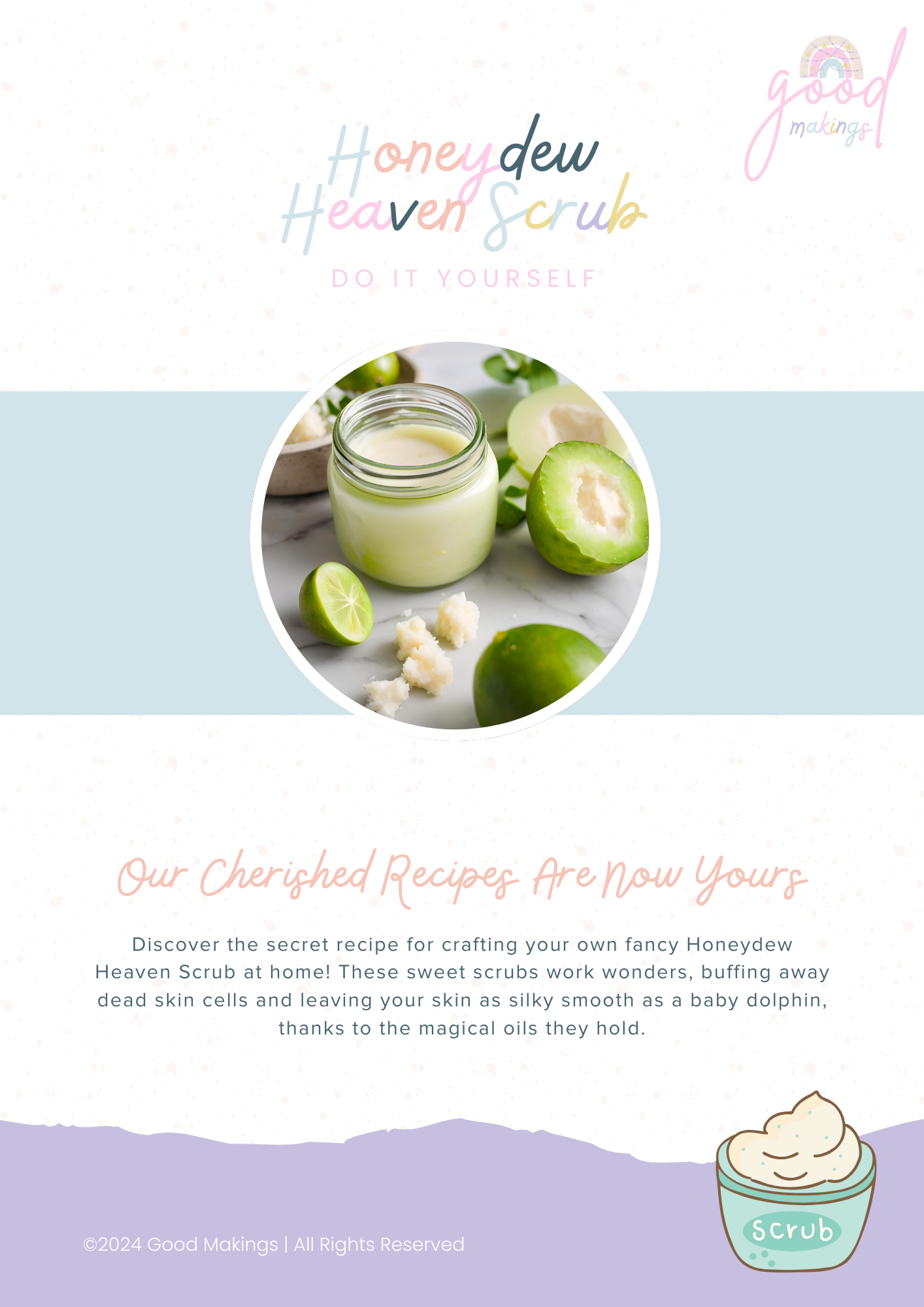 Honeydew Heaven DIY Sugar Scrub Recipe