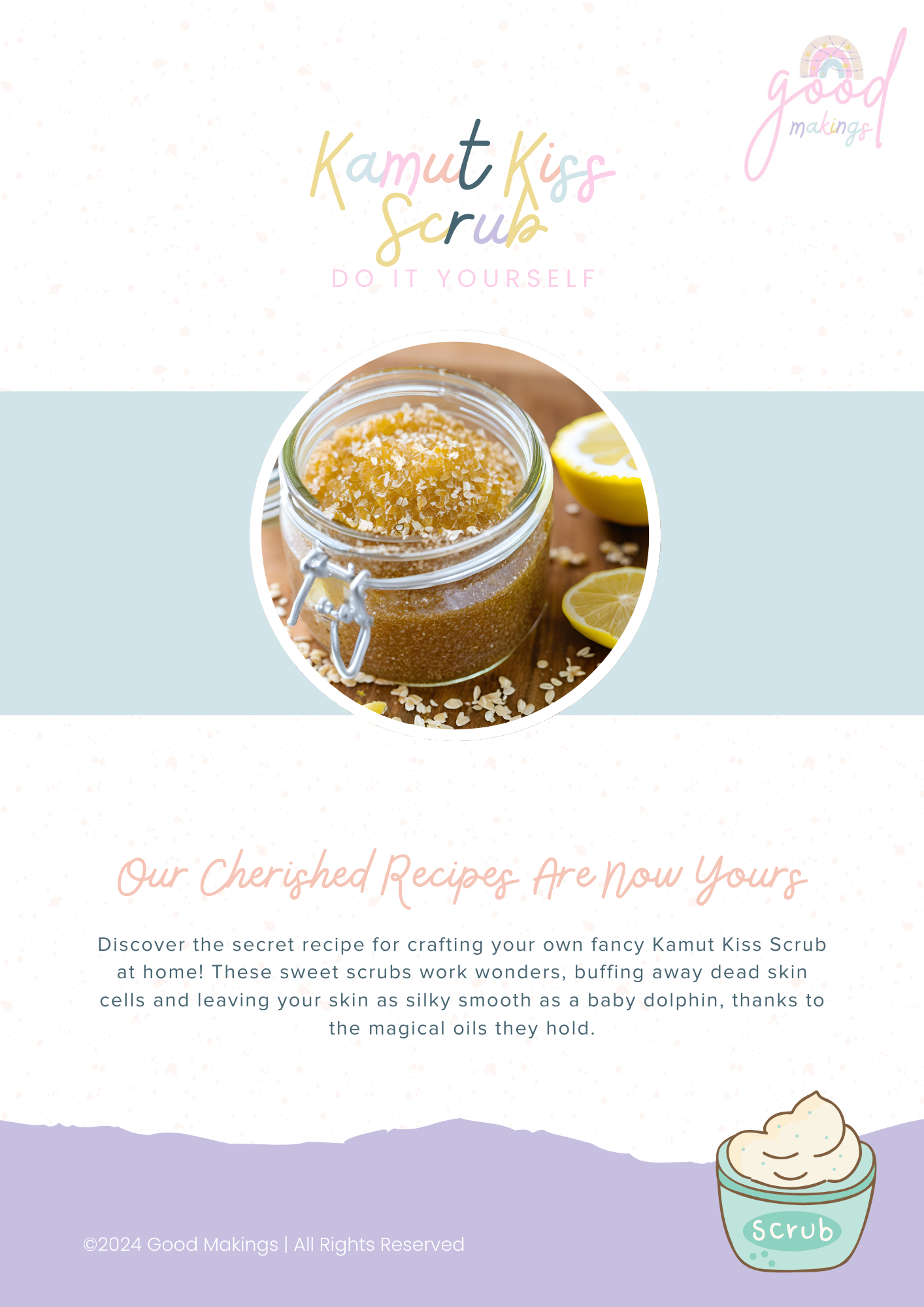 Kamut Kiss DIY Sugar Scrub Recipe