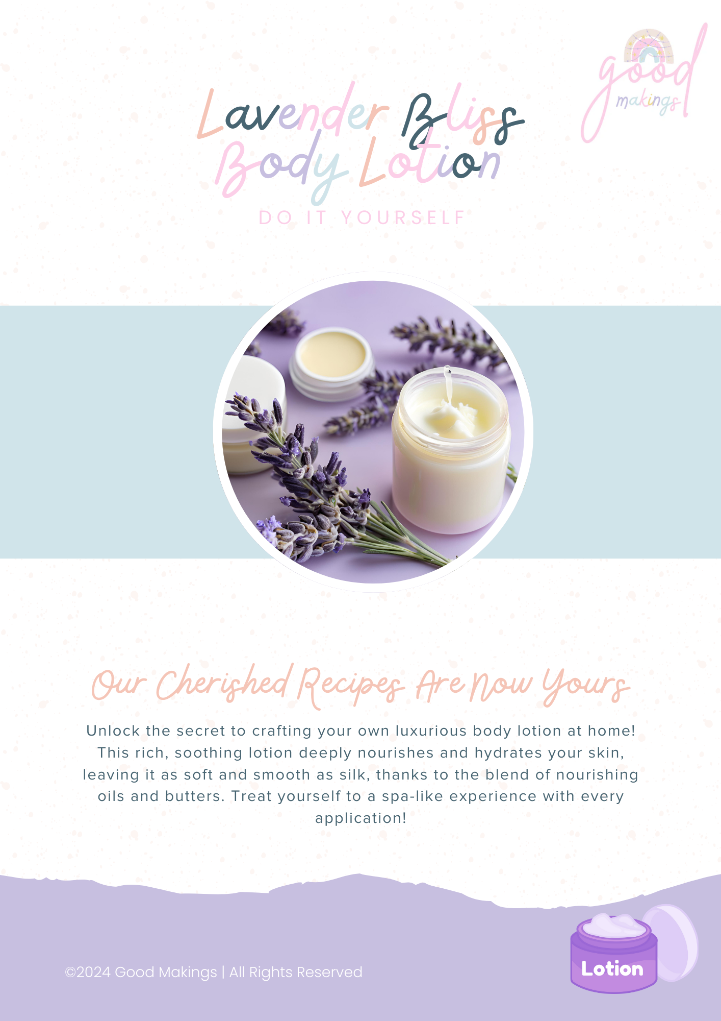 Lavender Bliss Body Lotion DIY Body Lotion Recipe