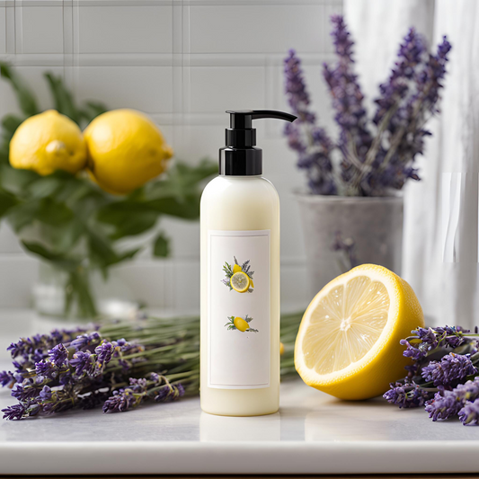 Lemon Lavender Invigorating Lotion - DIY Body Lotion Recipe