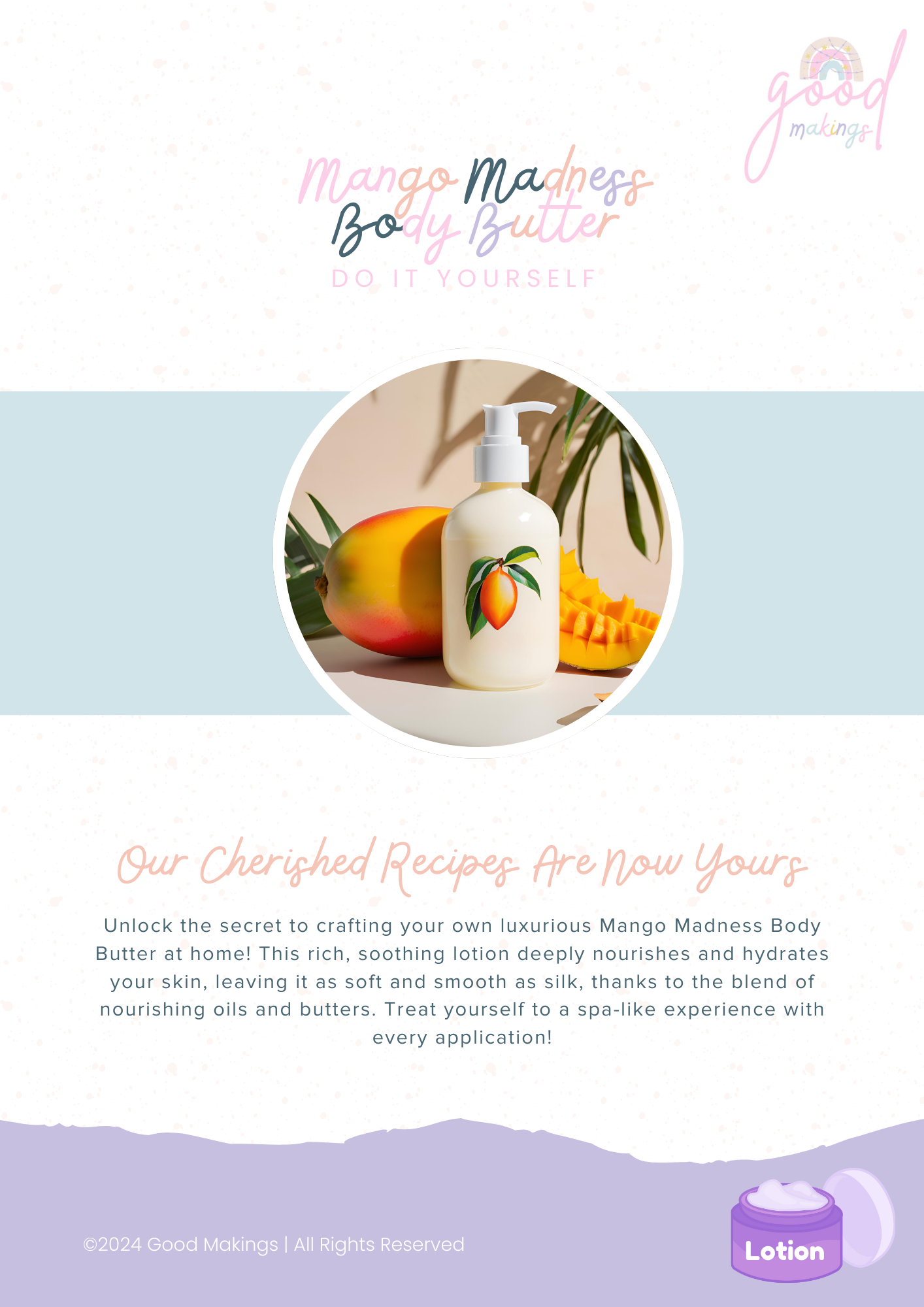 Mango Madness Body Butter - DIY Body Lotion Recipe