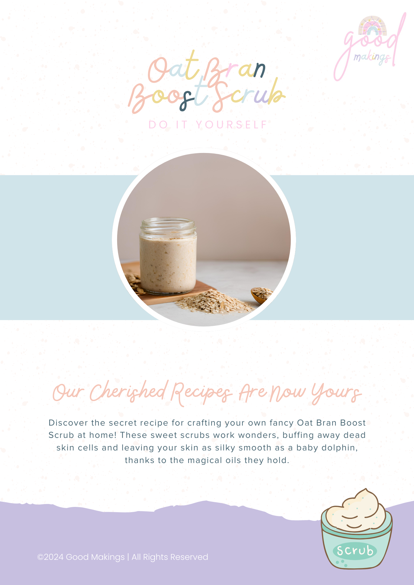 Oat Bran Boost DIY Sugar Scrub Recipe