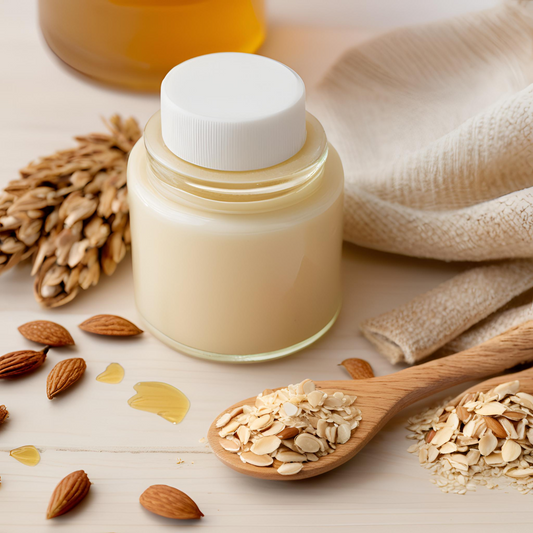 Oatmeal Honey Moisturizing Blend - DIY Body Lotion Recipe