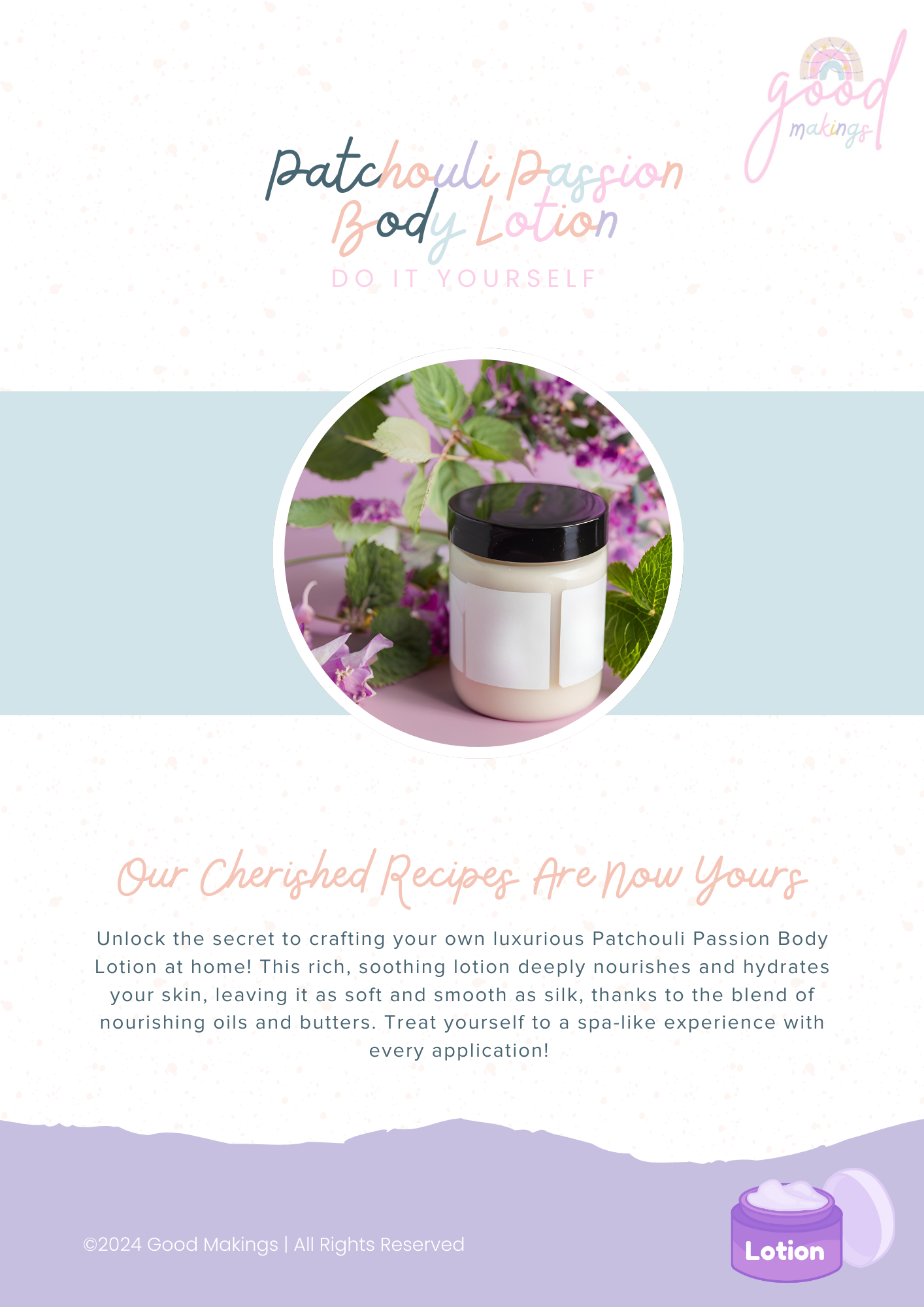 Patchouli Passion Body Lotion - DIY Body Lotion Recipe