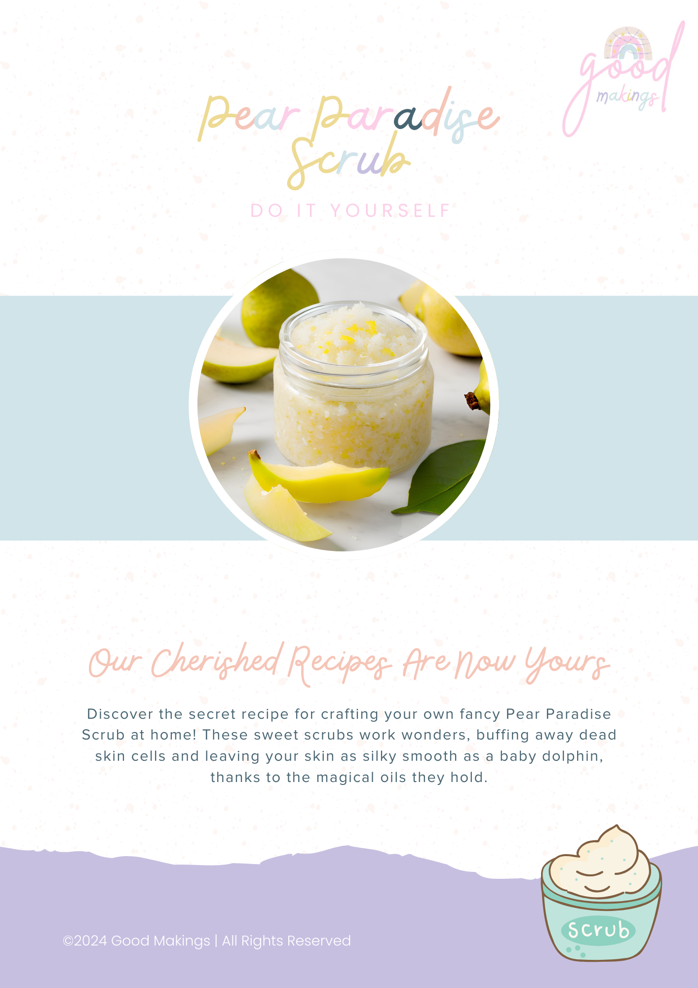 Pear Paradise DIY Sugar Scrub Recipe