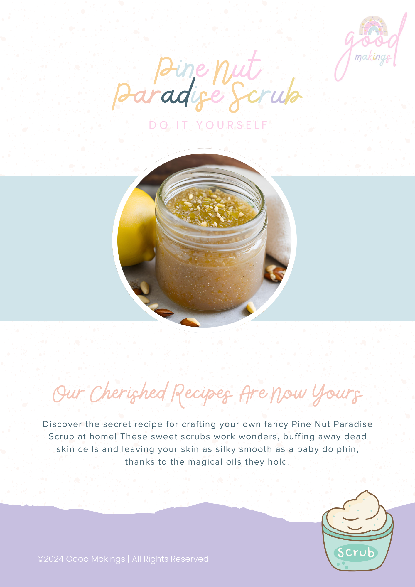 Pine Nut Paradise DIY Sugar Scrub Recipe