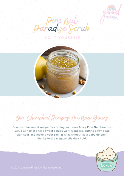 Pine Nut Paradise DIY Sugar Scrub Recipe