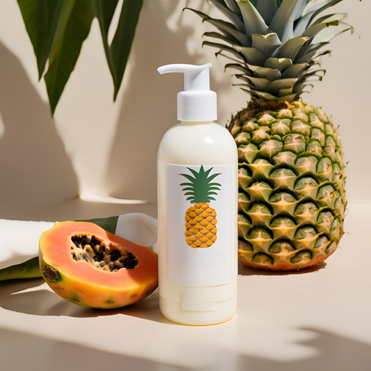 Pineapple Papaya Paradise Moisturizer - DIY Body Lotion Recipe