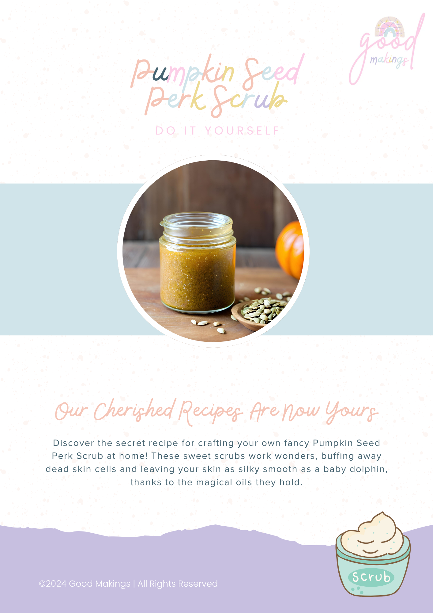 Pumpkin Seed Perk DIY Sugar Scrub Recipe