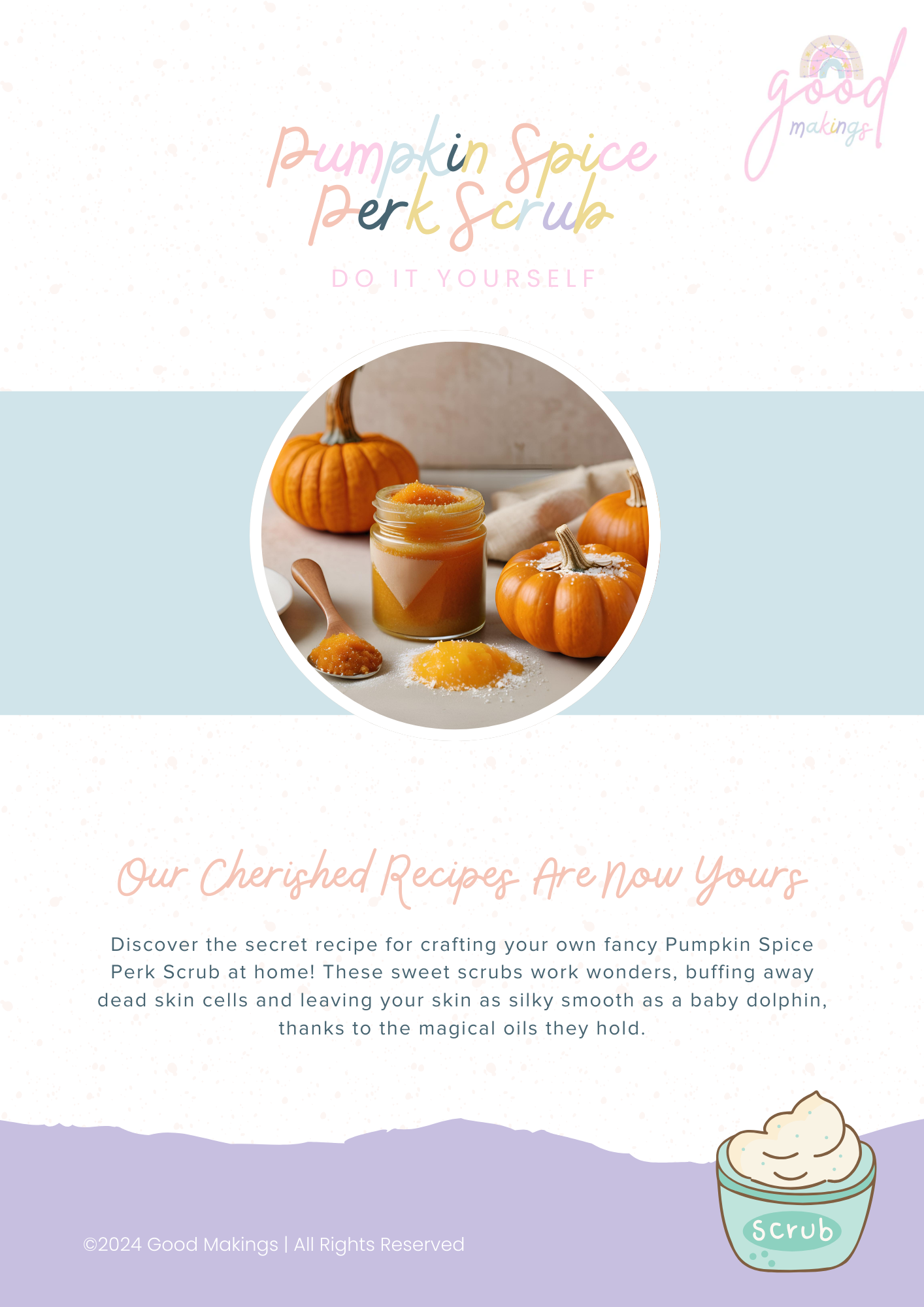 Pumpkin Spice Perk DIY Sugar Scrub Recipe