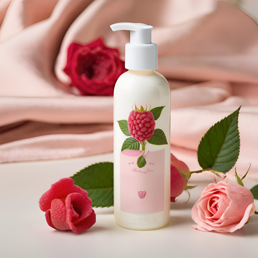 Raspberry Rose Radiance Moisturizer - DIY Body Lotion Recipe