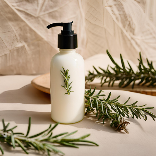 Rosemary Radiance Organic Cream  - DIY Body Lotion Recipe