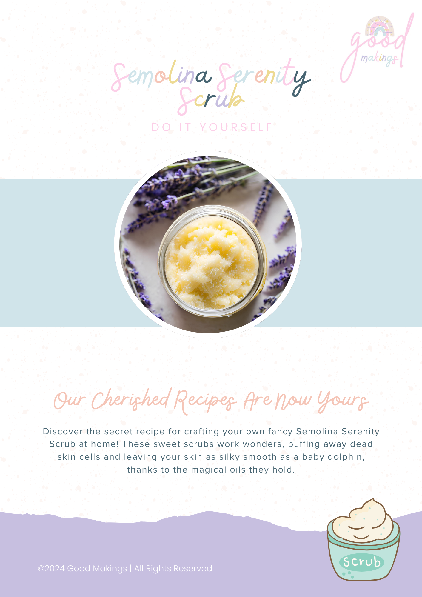 Semolina Serenity DIY Sugar Scrub Recipe