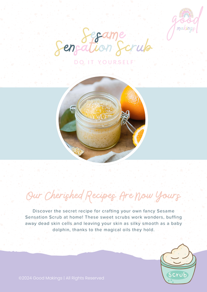 Sesame Sensation DIY Sugar Scrub Recipe