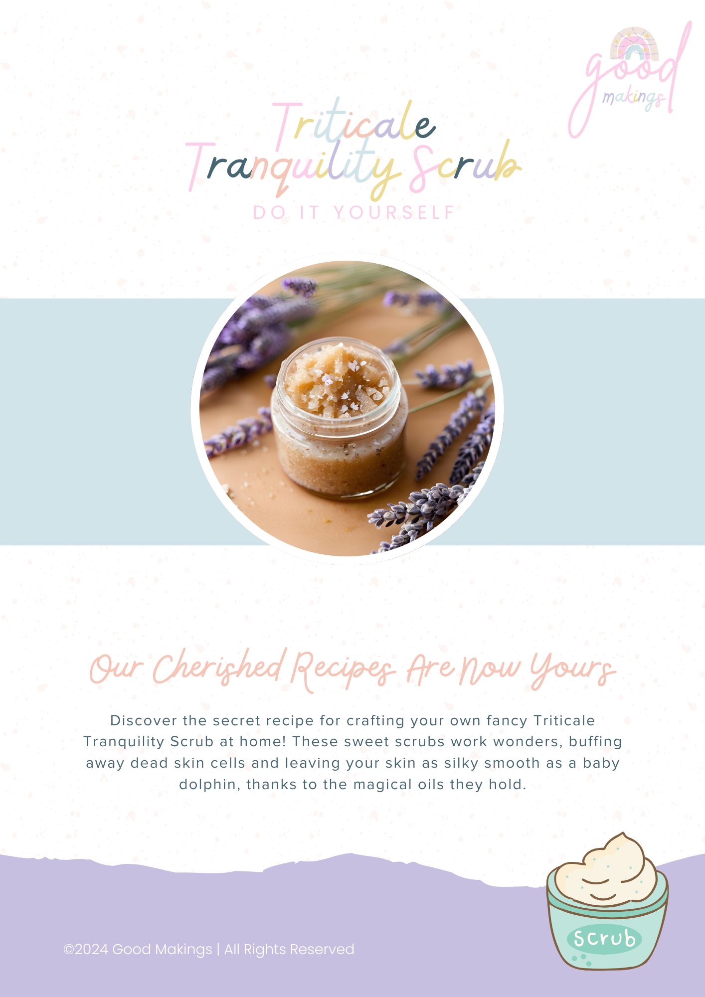 Triticale Tranquility DIY Sugar Scrub Recipe