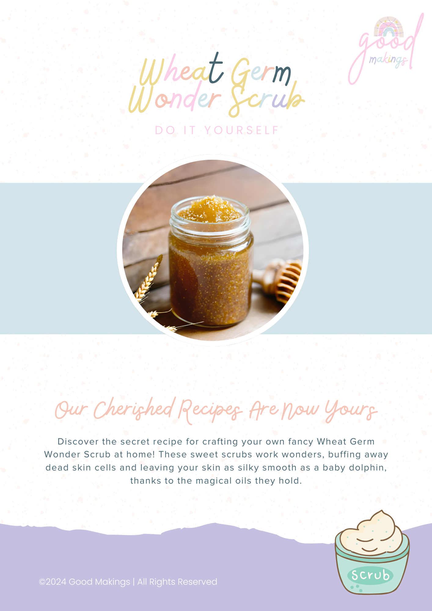 Wheat Germ Wonder DIY Sugar Scrub Recipe