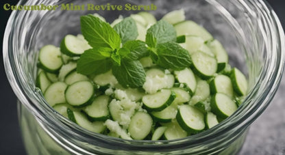 Cucumber Mint Revive DIY Sugar Scrub Recipe