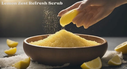 Lemon Zest Refresh DIY Sugar Scrub Recipe